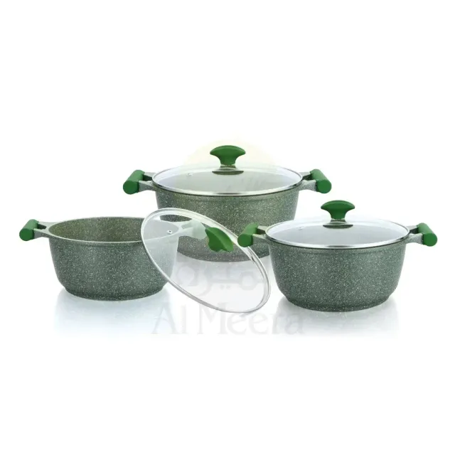 Prestige Essentials Cooking Set 6-Piece Green 80963