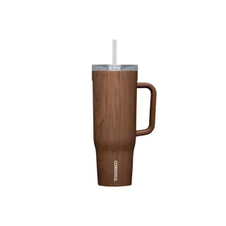 Corkcicle Cruiser Straw Cup Walnut Wood 1.2 L