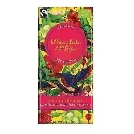 Chocolate And Love milk Cream hazelnut 50% 80G