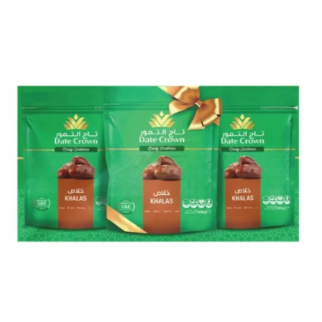 Date Crown Khalas Dates 500gx3 Pieces