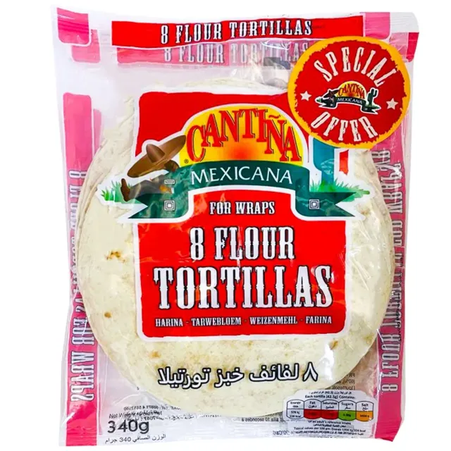 Cantina Mexicana Flour Tortillas 340g