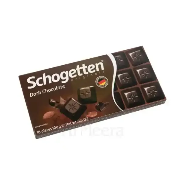 SCHOGETTEN DARK CHOCOLATE 100G