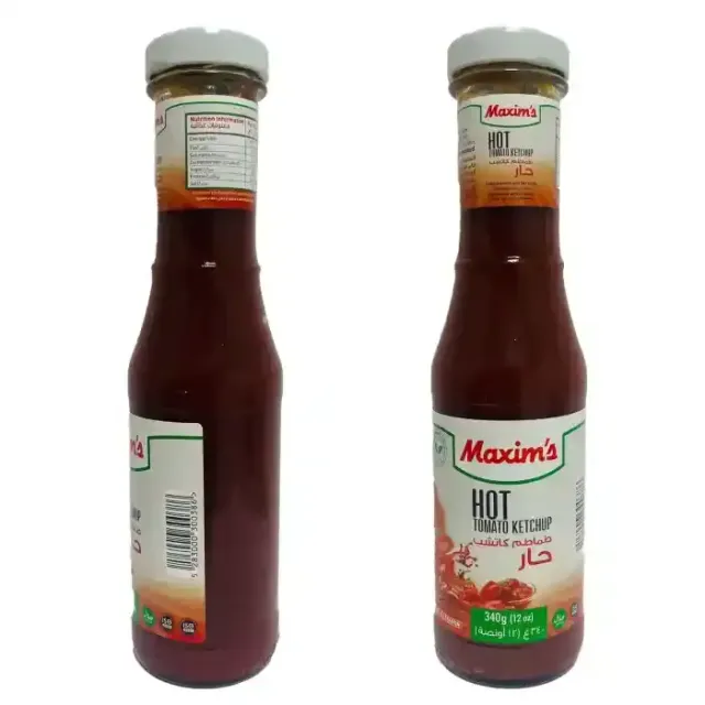 مكسيمز كاتشب طماطم حارة 340 جرام