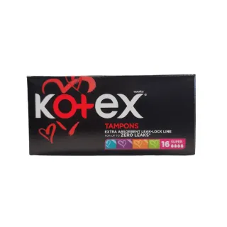 Kotex Super Tampons 16 Pieces
