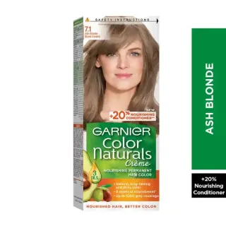 Garnier Natural Hair Color Ash Blonde 7.1