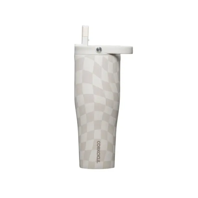 Corkcicle Gocup XL with Straw 887 ml Checkerboard