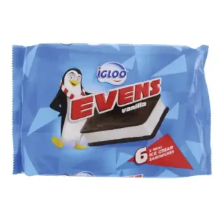 Igloo Evenings Vanilla Sandwich 100 g x 6