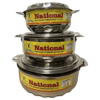 National Hot Pot Set 3-Piece 1000ml / 1500ml / 2500ml
