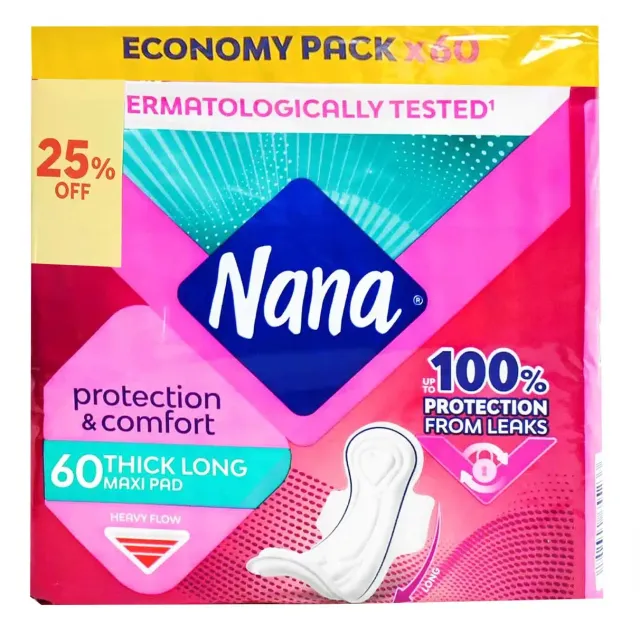 NANA PADS MAXI LONG WINGS 60S @SP