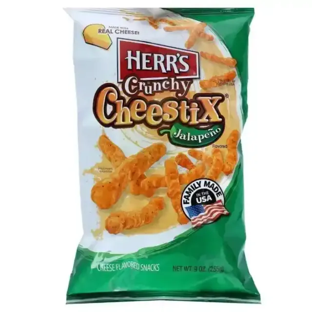Herr'S Crunchy Cheesestix Jalapeno 227G