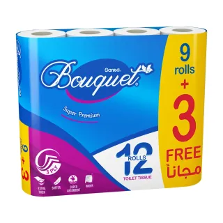 ورق تواليت سانيتا بوكيه 12 لفة