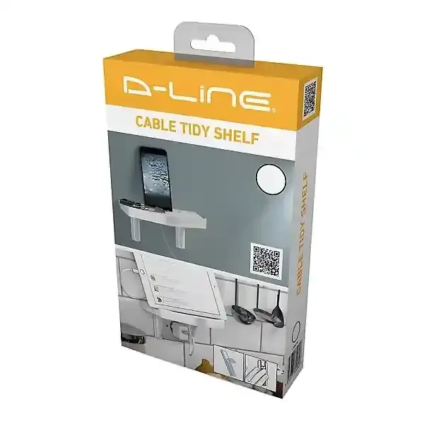 D-Line Cable Tidy Shelf - White