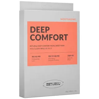Returnu Deep Comfort Facial Sheet Mask Assorted 25g