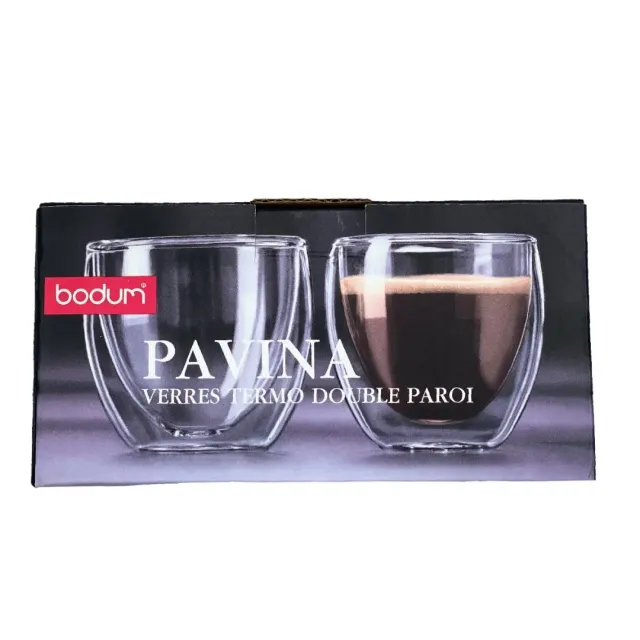 Bodum Pavina Double-Wall Glass 250 ml 2 pcs