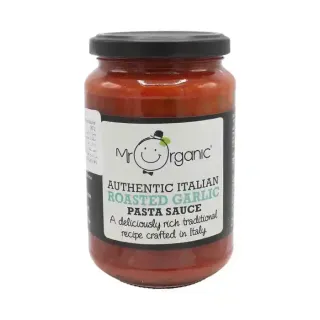 Mr. Organic Roasted Garlic Pasta Sauce Natural Style 350g