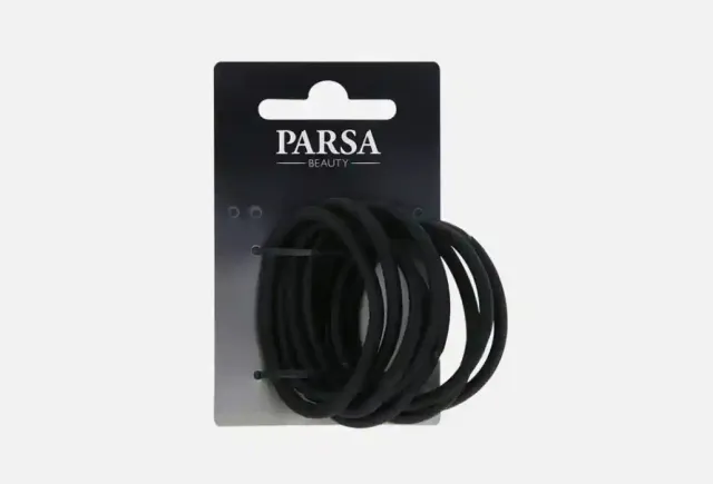 Parsa Hair Tie Thick 5cm Assorted 9 Pieces