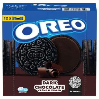 Oreo Dark Chocolate Crème Flavored 35.5gx12 Pieces