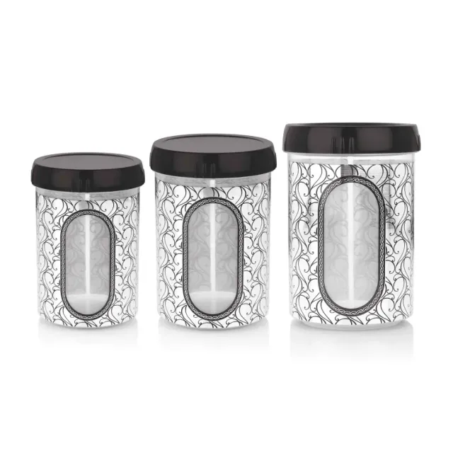 Asian Blossom Airseal 3 pcs Jar Set A881