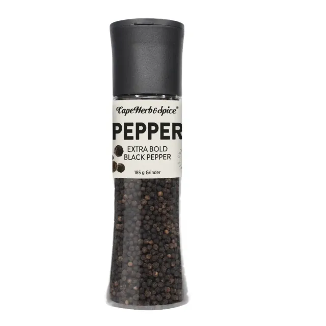 Cape Pepper Extra Bold Black Grinder 185g