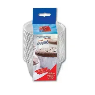 Fun Aluminum Molds 8.8cm x 25 Pcs