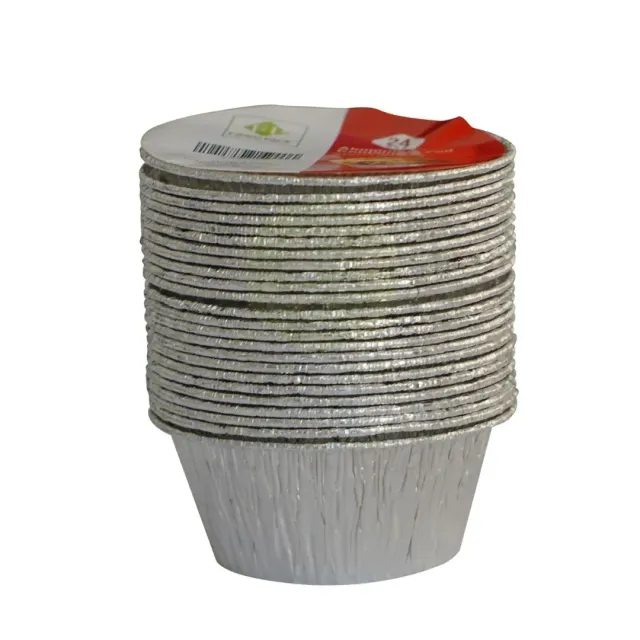 Food Pack Aluminum Foil Container 24 Pcs