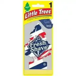Little Trees Fresh Shave Scent Hanging Air Freshener, 24pcs