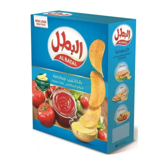 Al Batal Potato Chips Ketchup 12gx20 Pieces