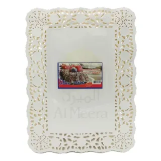 Star Rectangular Paper Doily 12x16 Inch