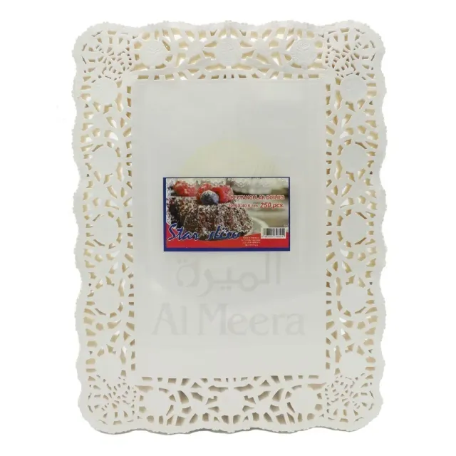مفارش ورقية مستطيلة ستار 12 × 16 إنش