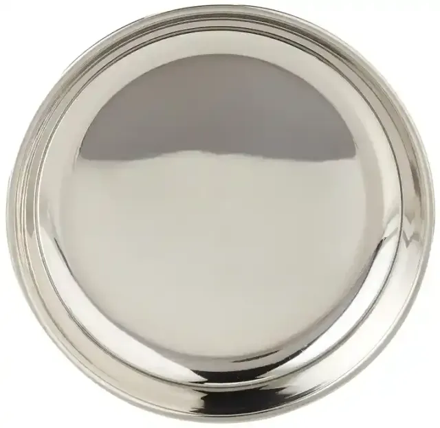 Flc Stainless Steel Rice Plate Beeded