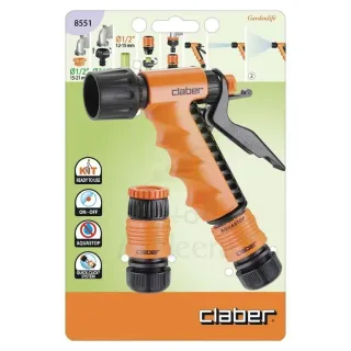 Claber Starter Set with Ergo Pistol 8551