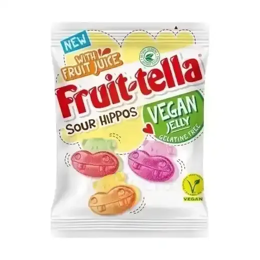 Fruittella Gelatine Free Sour Hippos 150 g