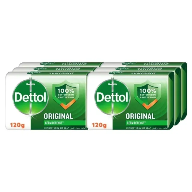 Dettol Bar Soap Original 120g x 6