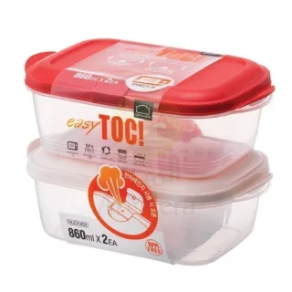 Lock & Lock Easy TOC Container 860 ml 2 pc