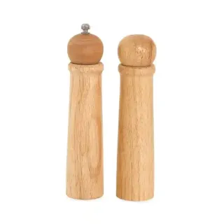 Harmony Salt Shaker & Pepper Mill Set - Brown, 2 Pieces