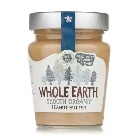 WHOLE EARTH Organic Smooth Peanut Butter 227G