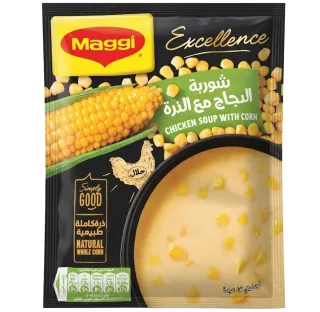ماجي إكسلنس تشيكن سوب ويذ كورن 47 غرام
