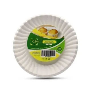 QPAC Paper Plates 6 Inch 100pcs P