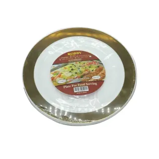 Plastic Dinner Plate Round 23 cm