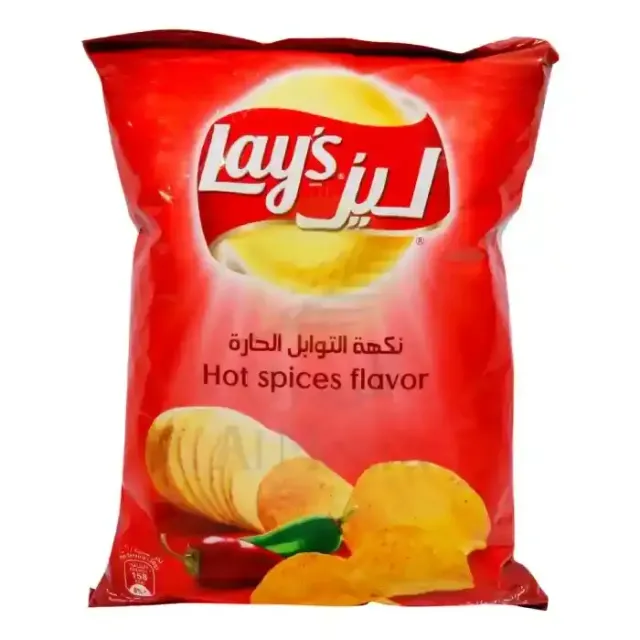 LAYS CHIPS HOT SPICES 70G
