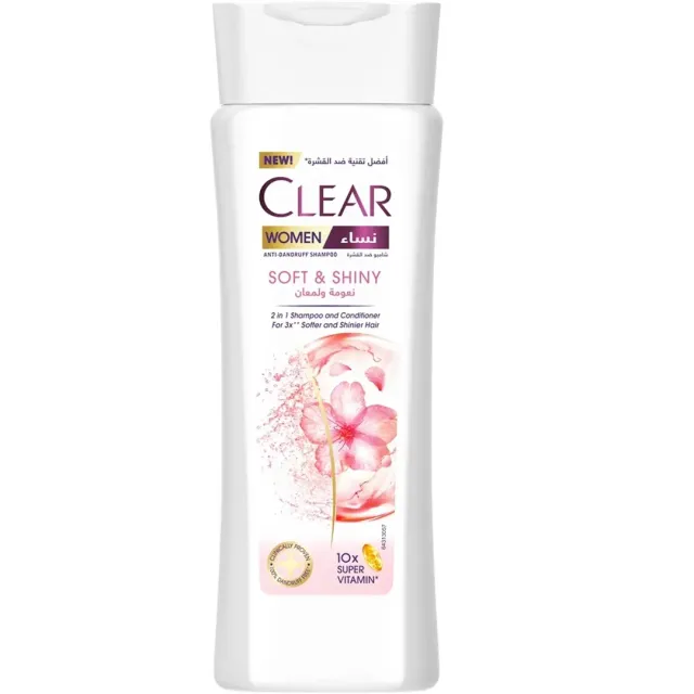 CLEAR WMN AD 2N1 SOFT&SHNY SHAMPOO 200ML