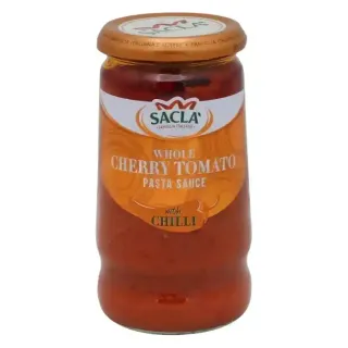 Sacla whole Chery Tomato & Chilli Sauce 350G