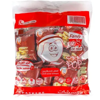 Q POP SPICY CRACKERS 18GX12