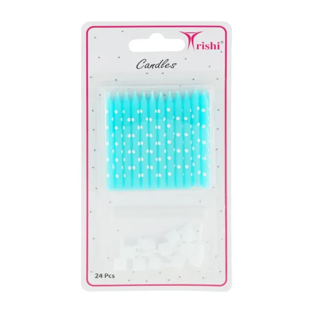 Trishi Polka Dot Candles 24 Pcs