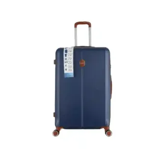 Jnry 639 Dark Blue Spinner Trolley Luggage Case, 20in