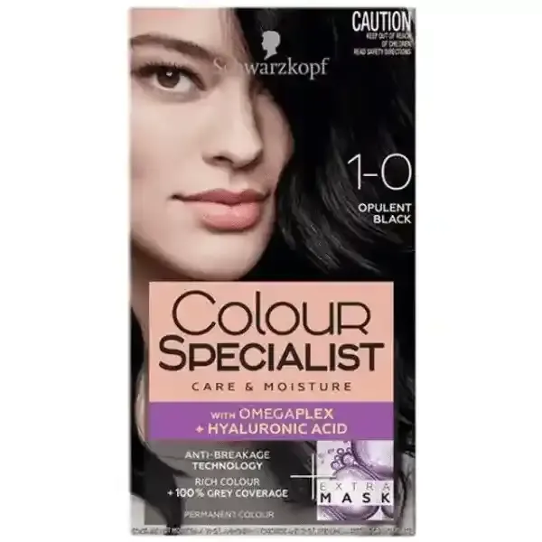 Schwarzkopf Hair Color Shade 10 Black 60ml