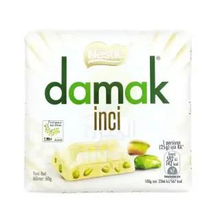 NESTLE DAMAK PISTACHIO white CHOCO BAR 60G