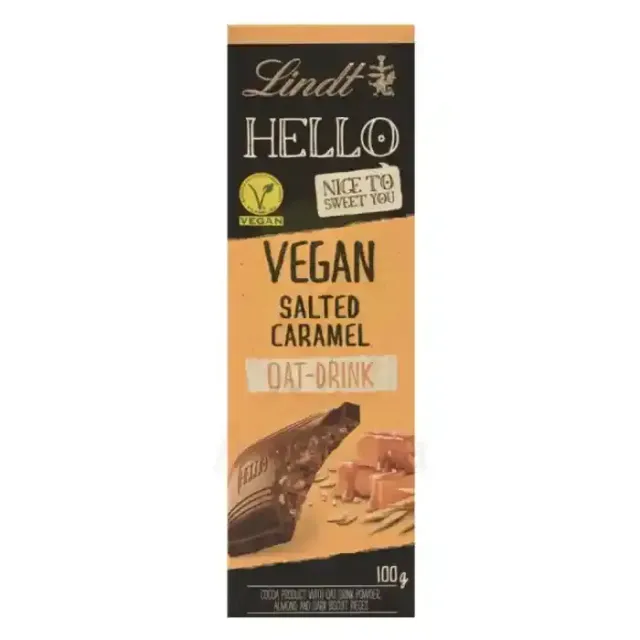 Lindt Hello Vegan Salted Caramel 100G