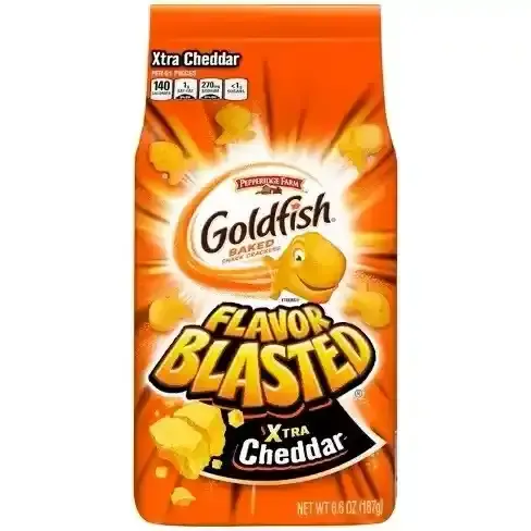 Goldfish Crackers Blasted Extra Cheddar 187g