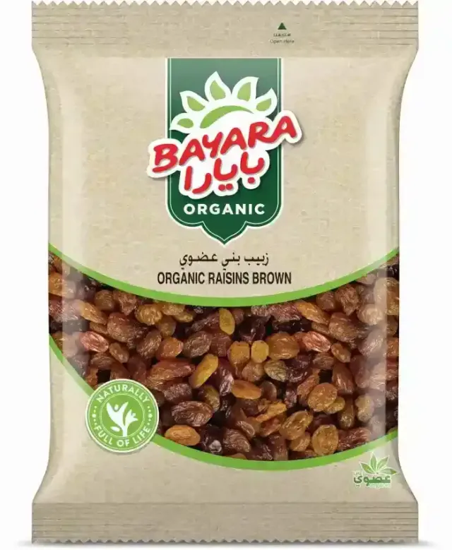 Bayara Raisins Brown Organic 200G